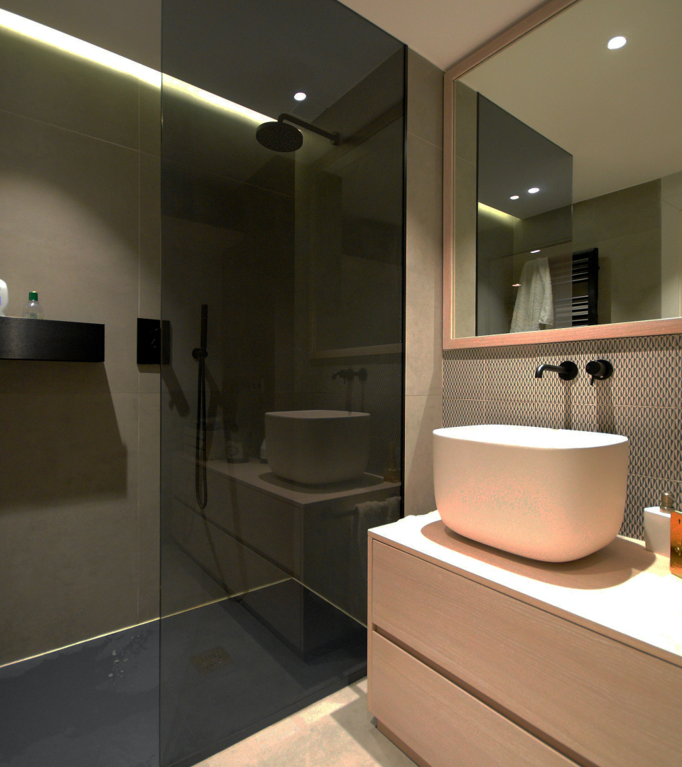 Salle de bain plomberie moderne Cabourg
