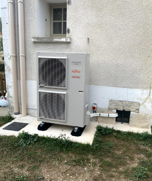 Réalisation d'une installation de pompe à chaleur air air